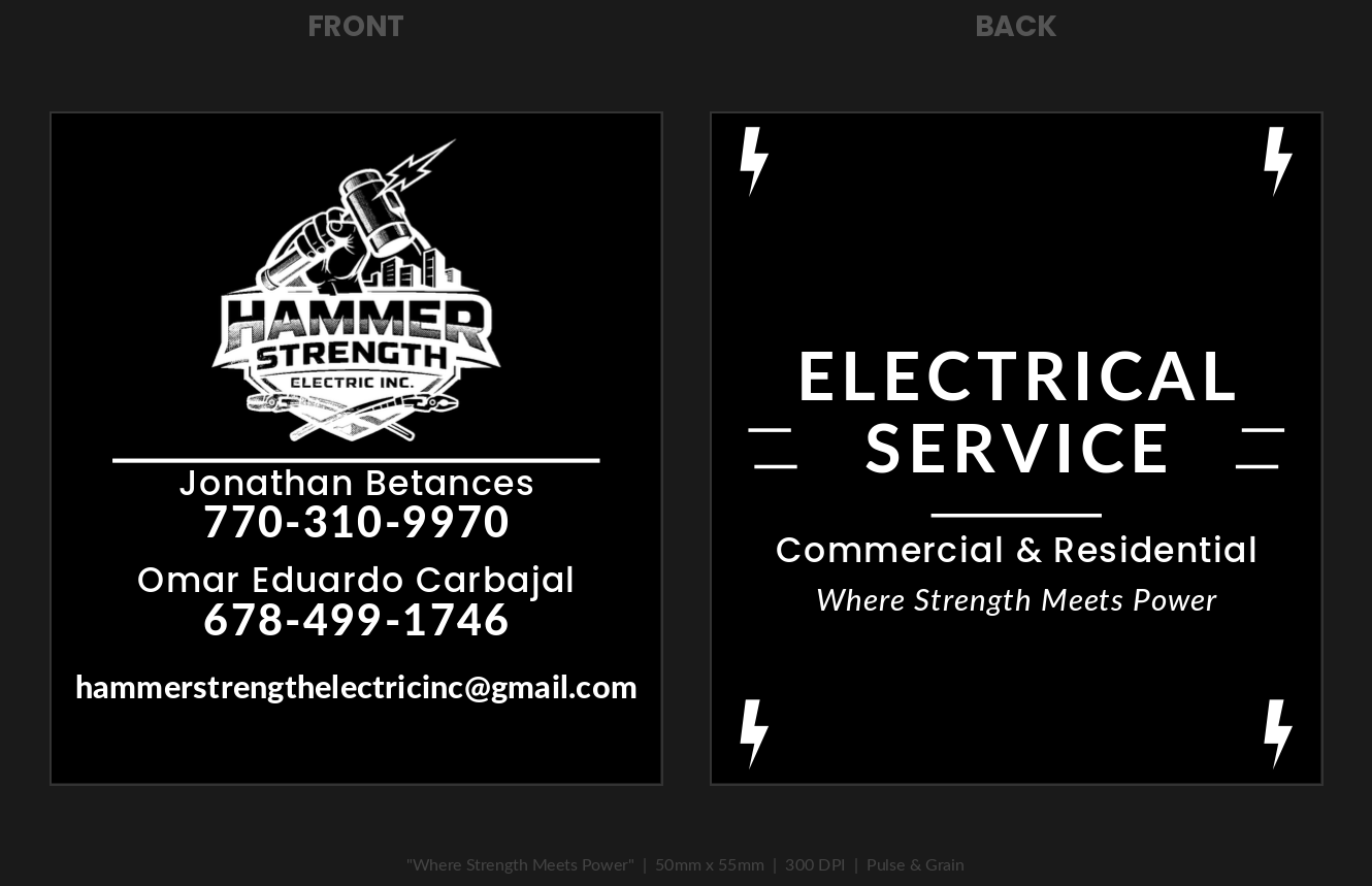 Preview of the live Hammer Strength Electric website